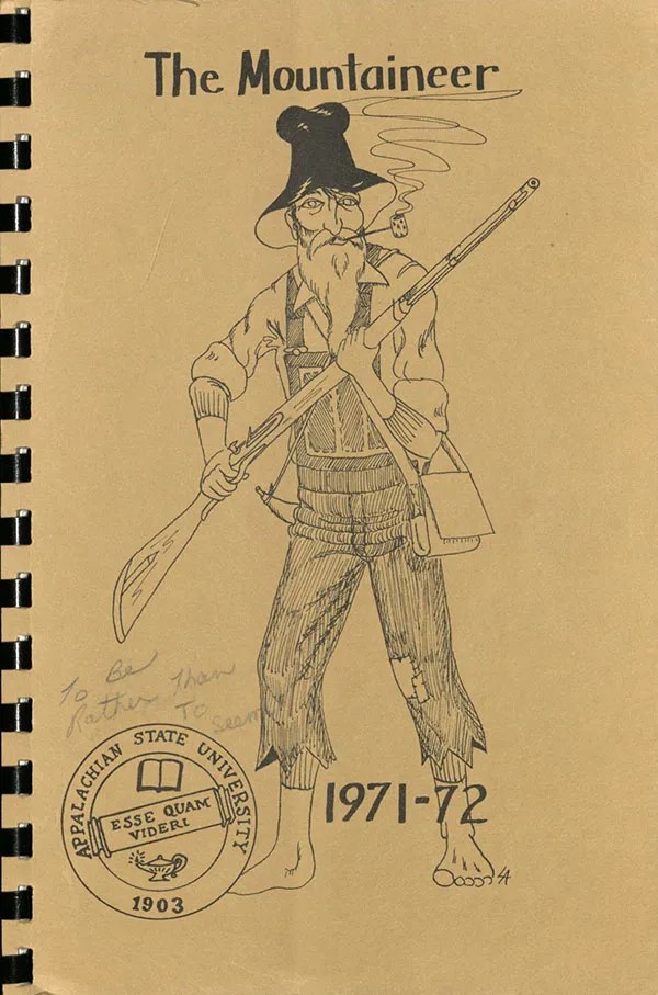 1971-1972 Student handbook cover