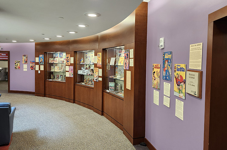 Exhibit area on the 4th floor