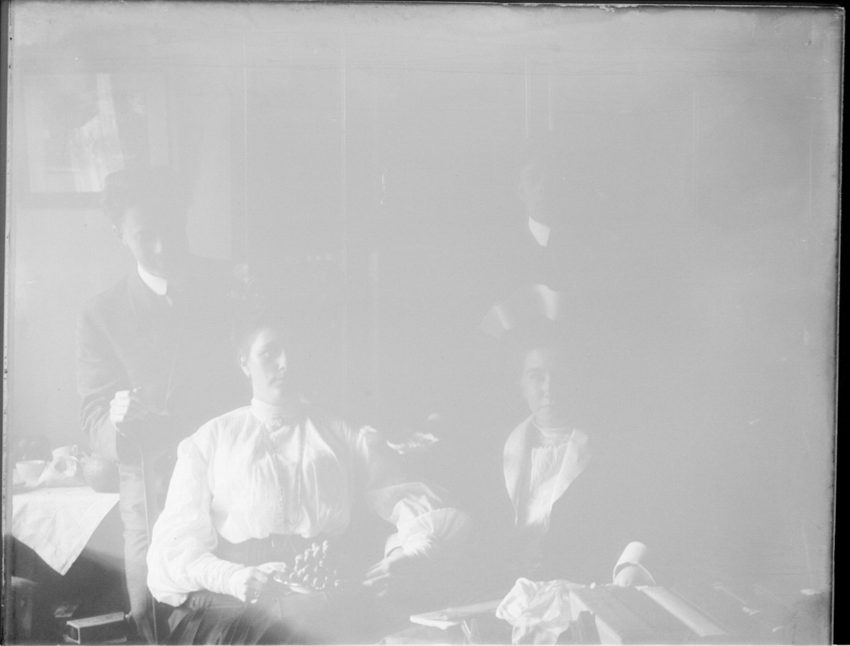 "Four Unidentified People in House"