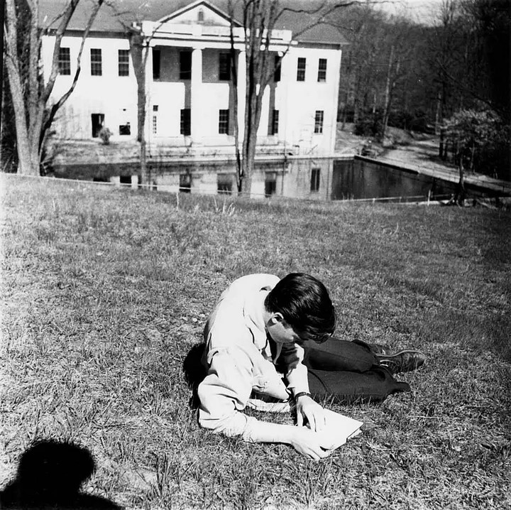 Person Studying at Black Mountain College