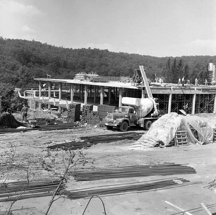 Plemmons Student Union Construction, 1966