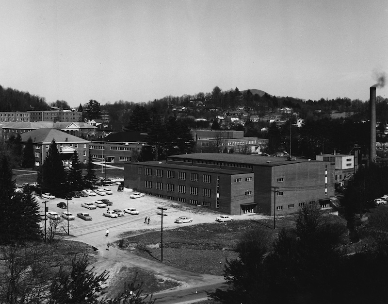 back of Broome-Kirk Gymnasium