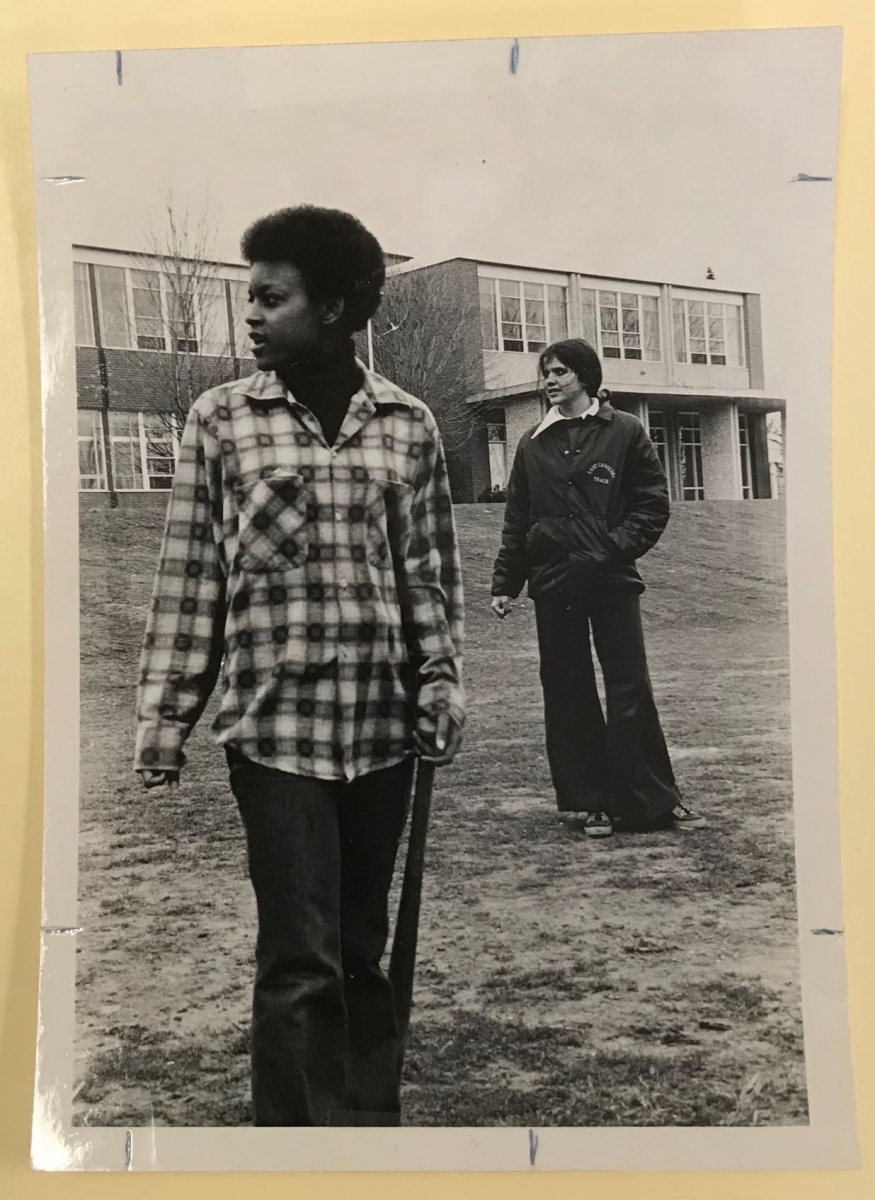 Two students, from the Watauga College Records, circa early 1970s
