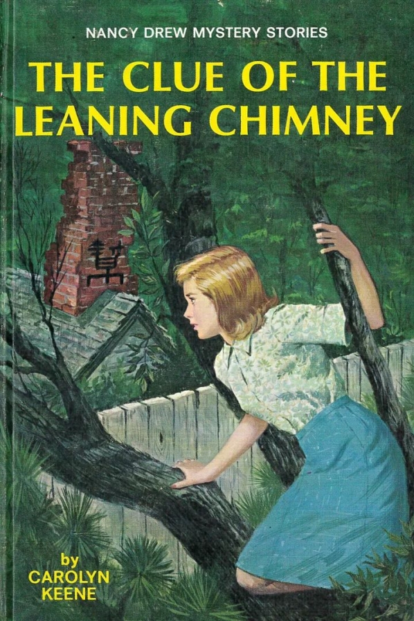 Book Cover of The Clue of the Leaning Chimney