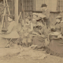Image from the Daingerfield Family Papers of artists at work