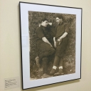 Photograph of Don Horton and Oscar Joines of the Appalachian Training School baseball team, 1913.  Part of the University Archives Photograph Collection (UA.36).