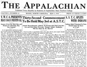 Front page of the May 2, 1935 issue of 