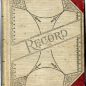 Cover of Andrew Jackson Greene's diary