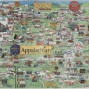 Image of an Appalachian State University campus map