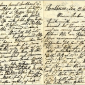 Image of a letter from the Grohs Family Papers