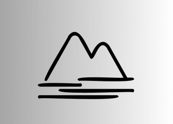 Icon of a photograph of mountains
