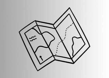 Icon of a map
