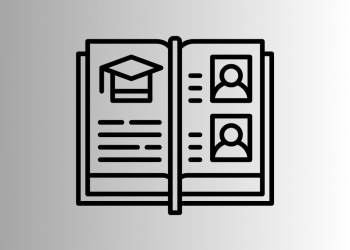Icon of a yearbook