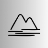 Icon of a photograph of mountains