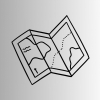 Icon of a map