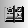Icon of a yearbook