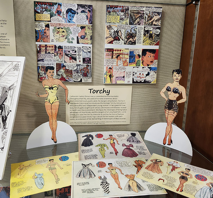 Torchy comics, paper dolls, and paper clothes