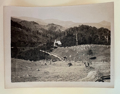 Historic church building constructed in 1862 at the Valle Crucis Episcopal Mission.