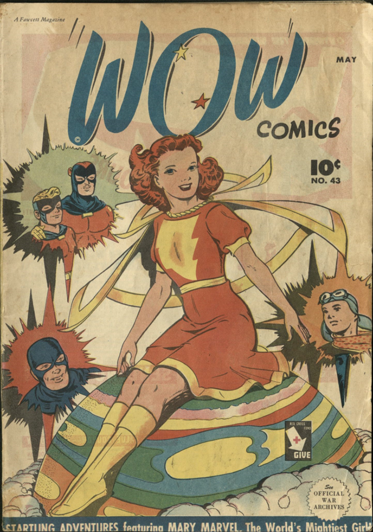 Cover of Wow Comics showing Mary Marvel